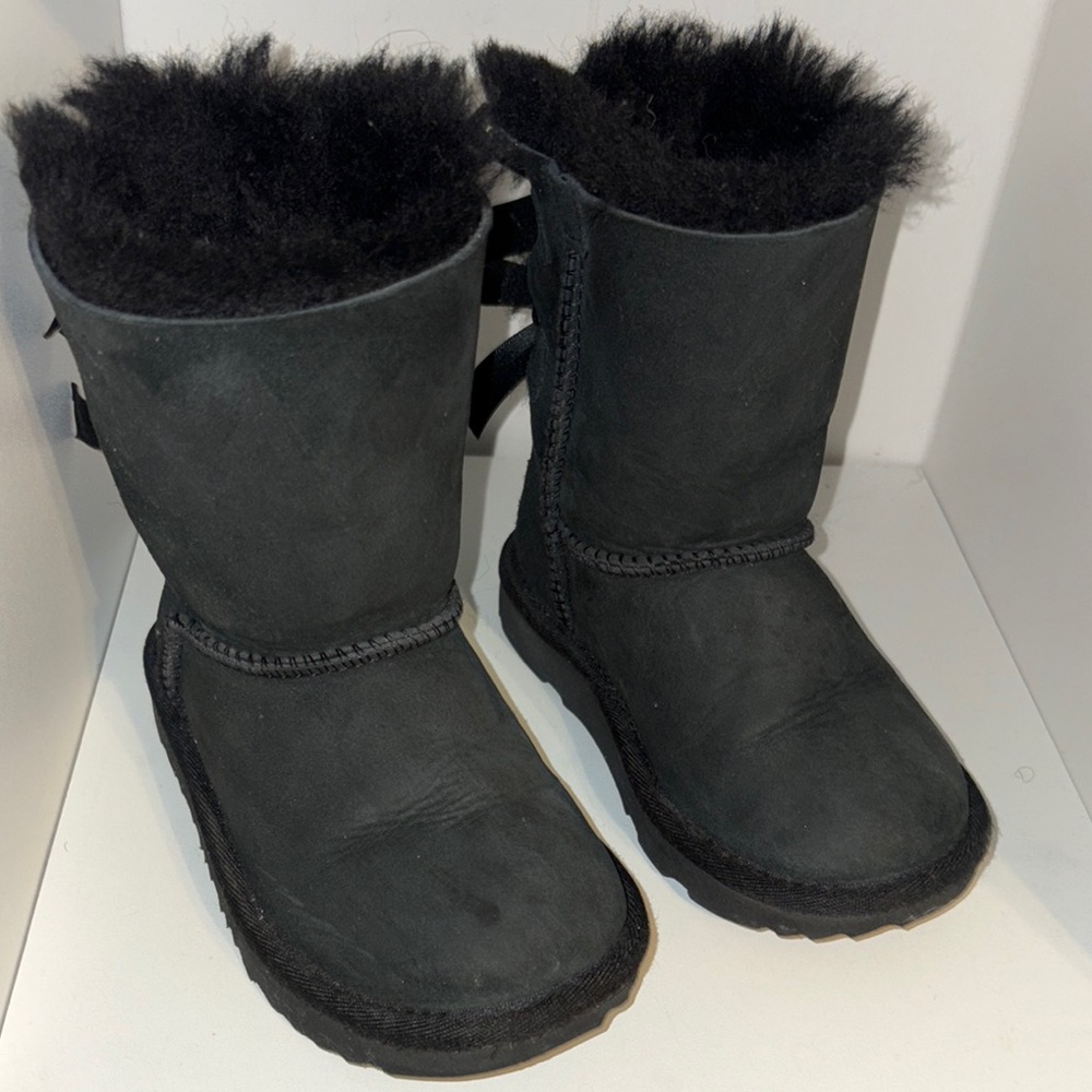 Black Shearling Lined Boots